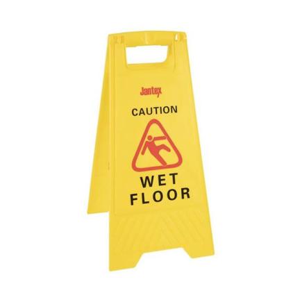 Jantex waarschuwingsbordje wet floor | geel